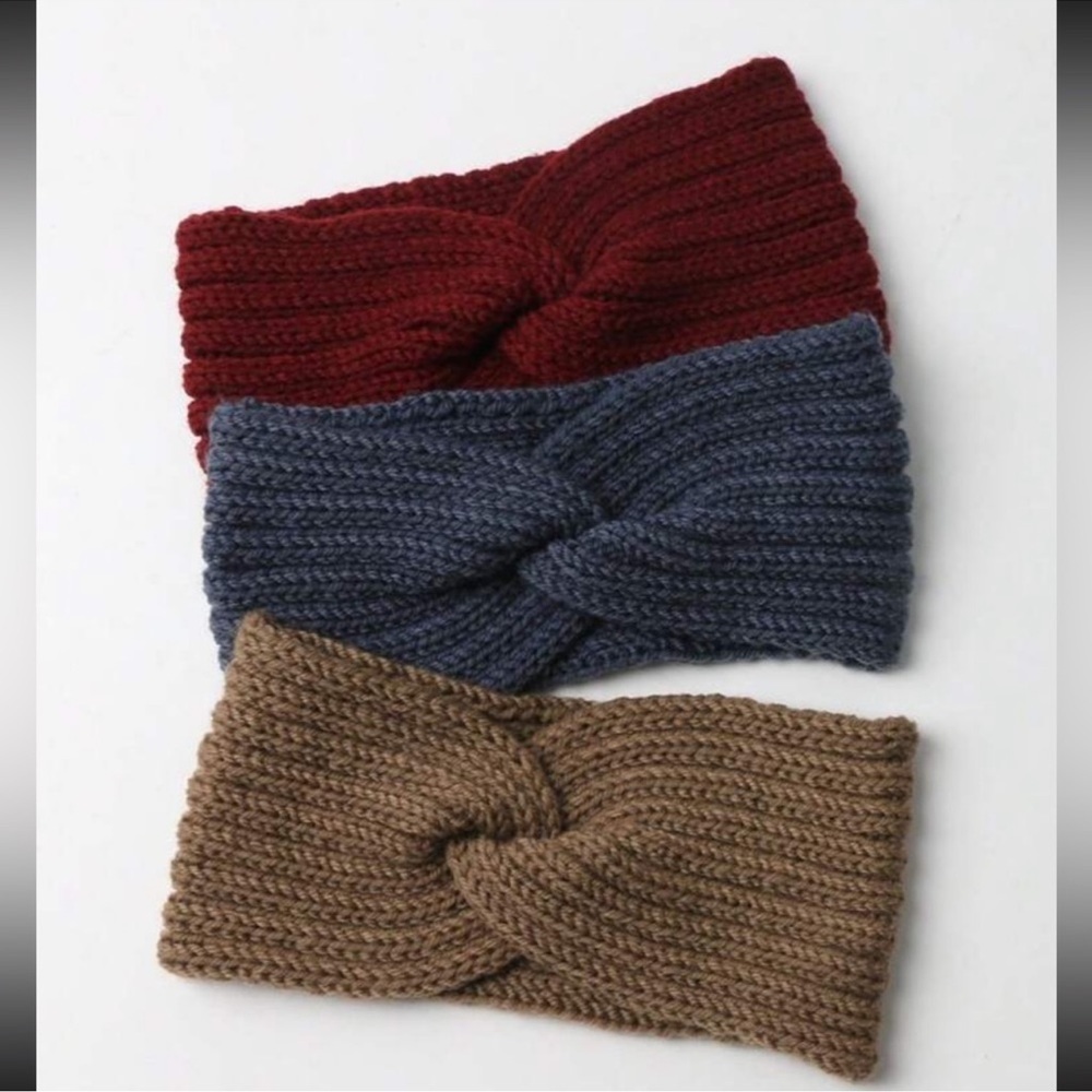 Knitted Earwarmers 3 pack